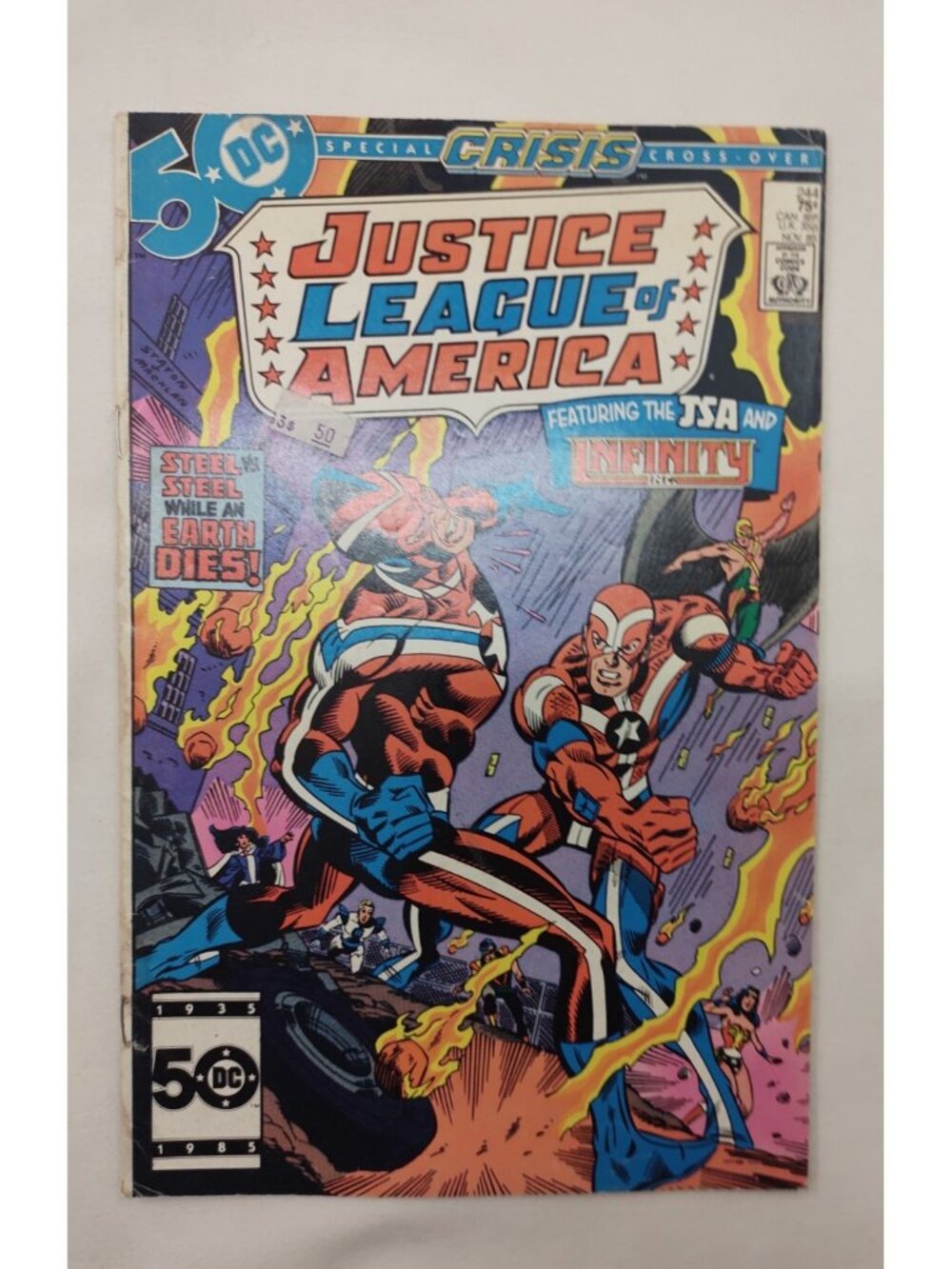 Justice League of America #244 DC Crisis Crossover 1985 Issue